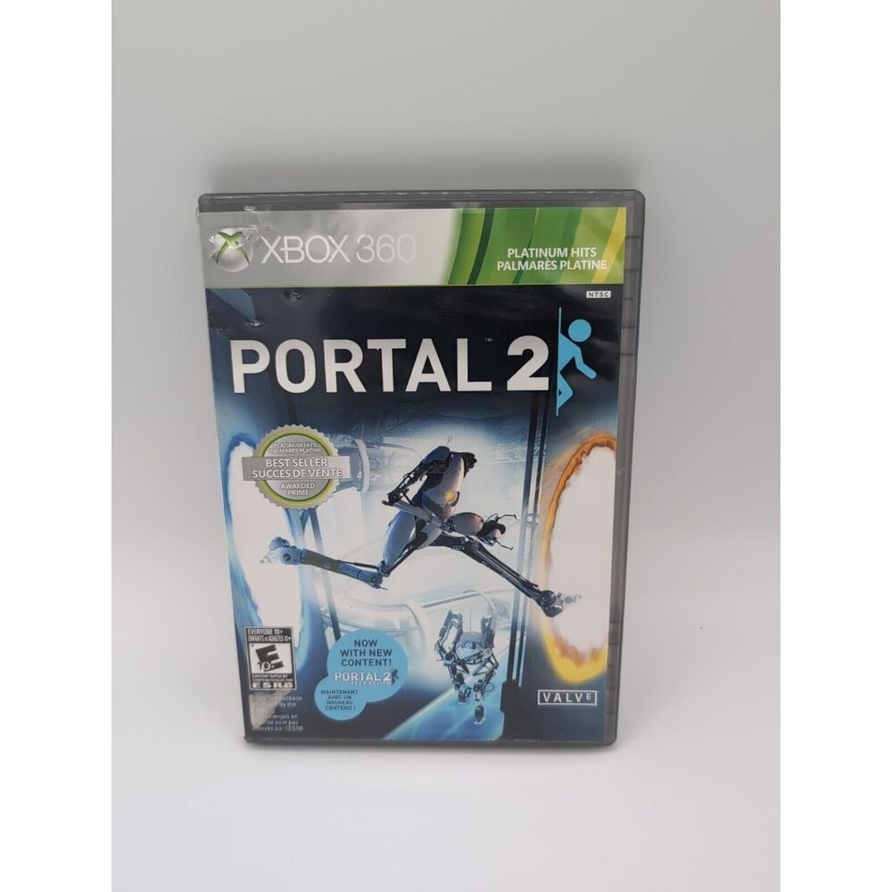 Portal 2 (Microsoft Xbox 360, 2011) Complete W/Manual, CIB